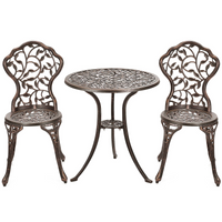 3 Pieces Outdoor Bistro Set, Patio Furniture Set