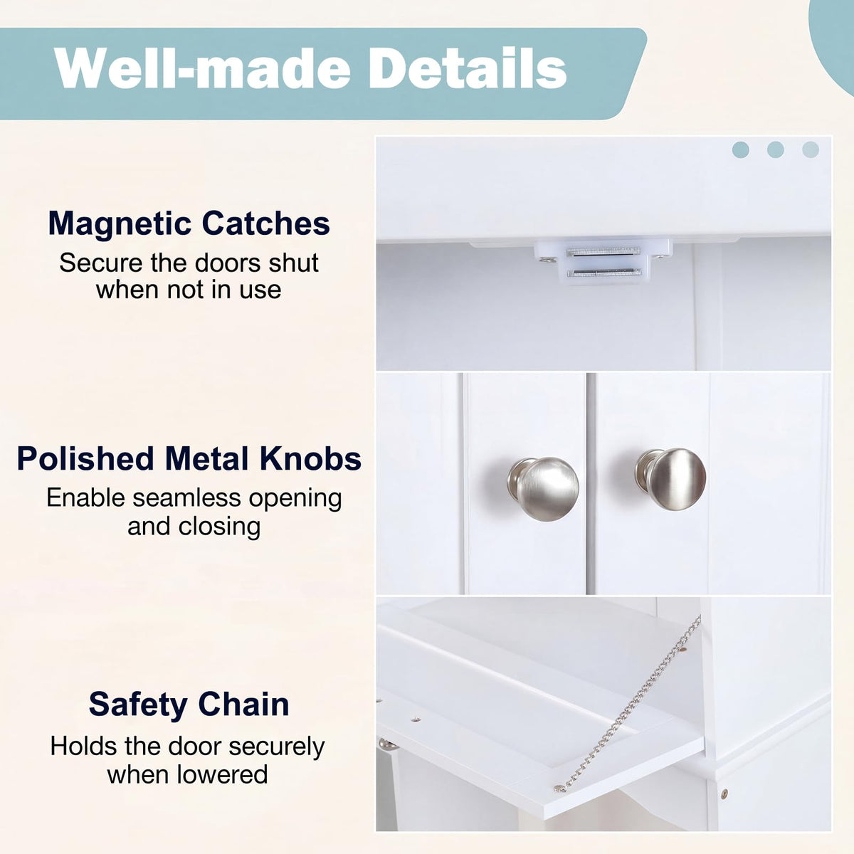 Tangkula Over the Toilet Storage Cabinet with Toilet Paper Holder(White)