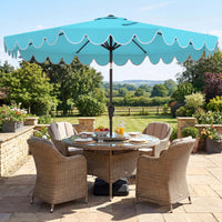 Tangkula 10 FT Patio Umbrella with Base Included